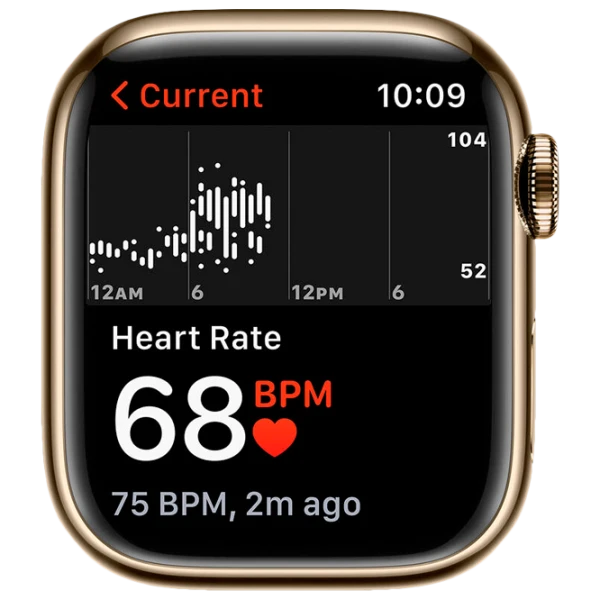 Apple Watch Series 7 41 mm Gold/ Dark Cherry Sport photo 5