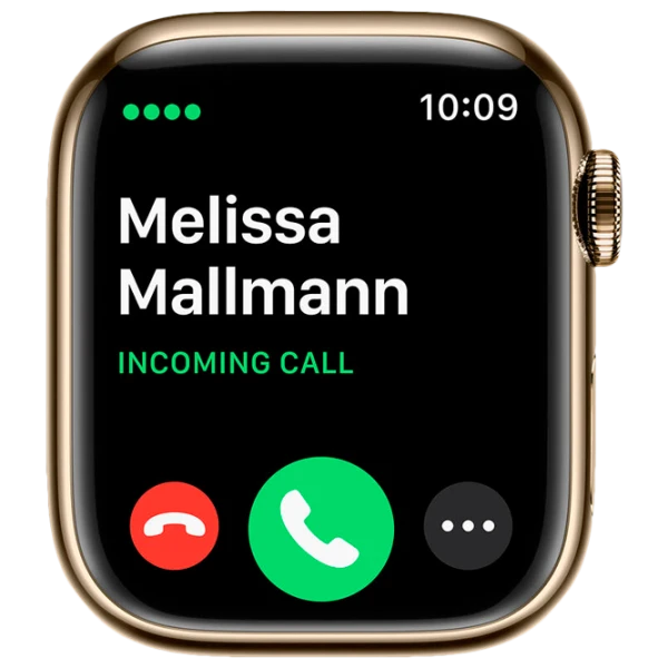 Apple Watch Series 7 41 mm Gold/ Dark Cherry Sport photo 7