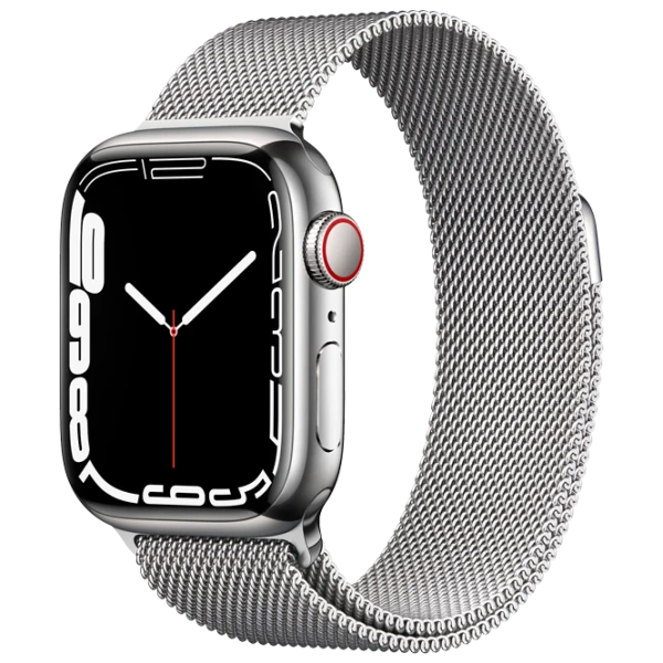 Apple Watch Series 7 41 mm Silver/ Silver Milanese Loop photo 1