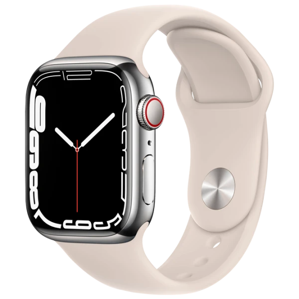 Apple Watch Series 7 41 mm Silver/ Starlight Sport photo 1