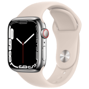 photo Apple Watch Series 7 41 mm Silver/ Starlight Sport