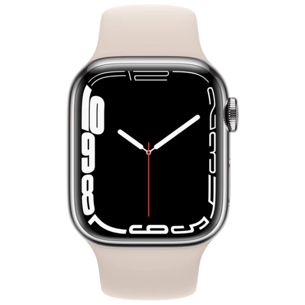 Apple Watch Series 7 41 mm Silver/ Starlight Sport photo 2