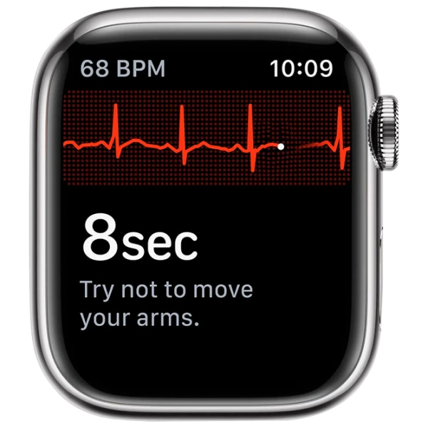 Apple Watch Series 7 41 mm Silver/ Starlight Sport photo 5
