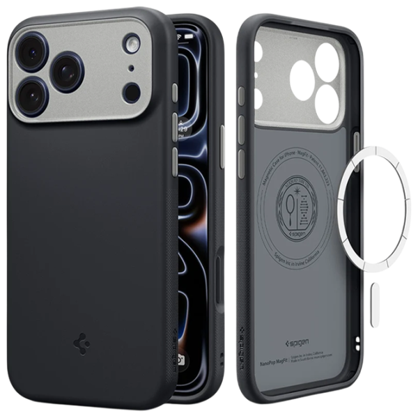 Husă pentru smartphone iPhone 18 Pro Max MagSafe Back / TPU / Black photo 2
