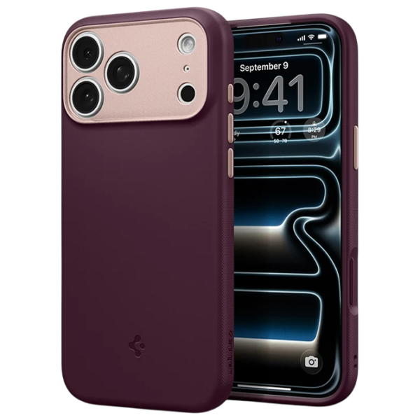 Husă pentru smartphone iPhone 18 Pro Max MagSafe Back / TPU / Burgundy photo 3