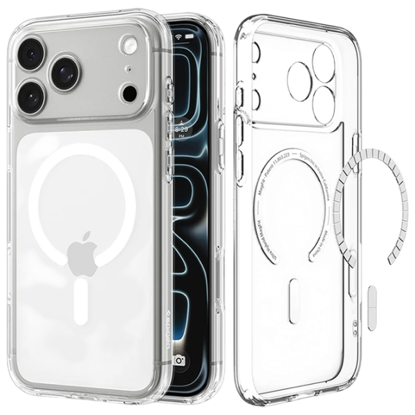 Husă pentru smartphone iPhone 18 Pro Max MagSafe Back / TPU / Transparent photo 3