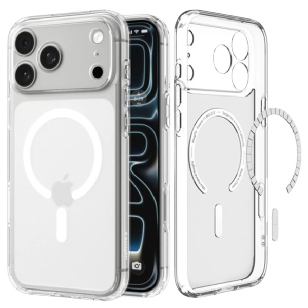 Husă pentru smartphone iPhone 18 Pro Max MagSafe Back / TPU / White photo 3