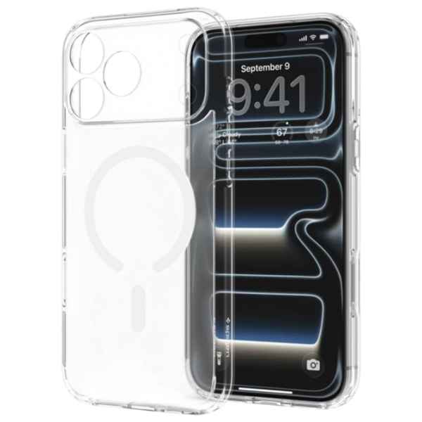 Husă pentru smartphone iPhone 18 Pro Max MagSafe Back / TPU / White photo 4