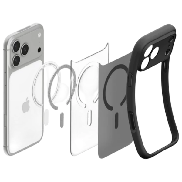 Husă pentru smartphone iPhone 18 Pro MagSafe Back / TPU / Black photo 6