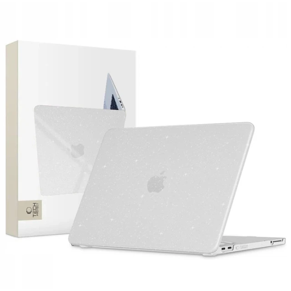 Husă pentru laptop Tech-Protect Smartshell 13" / Plastic / Glitter Clear photo 2