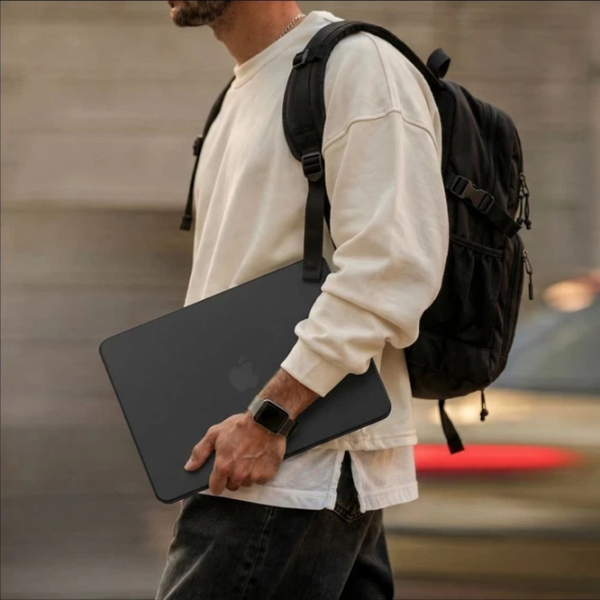 Husă pentru laptop Tech-Protect Smartshell 13" / Plastic / Matte black photo 5