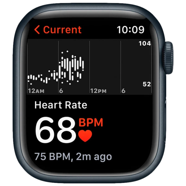 Apple Watch Series 7 41 mm Black/ Midnight Sport photo 4