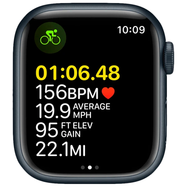 Apple Watch Series 7 41 mm Black/ Midnight Sport photo 6
