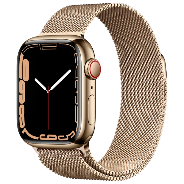 Apple Watch Series 7 41 mm Gold/ Gold Milanese Loop photo 1