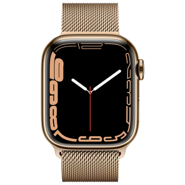 Apple Watch Series 7 41 mm Gold/ Gold Milanese Loop photo 2