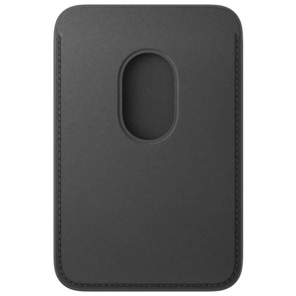 Husă Portmoneu iPhone 18 Pro Max MagSafe / Piele ecologică / Black photo 2