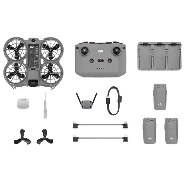 Dronă DJI Neo 2 Fly More Combo Profesional 28.8 km/h Gray photo 2
