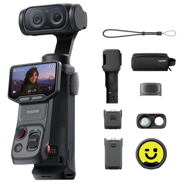 Экшн-камера Insta360 Luna Ultra Creator Bundle 50 МП Cosmic Black