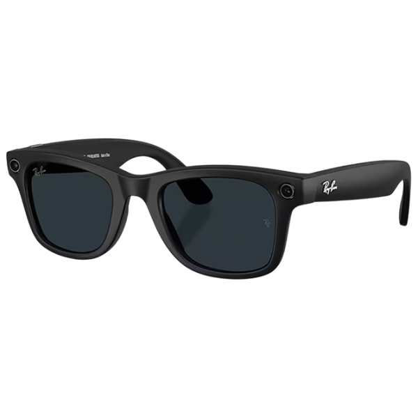 Ochelari smart Ray-Ban Meta Wayfarer Matte black Fără fir / Gray photo 1