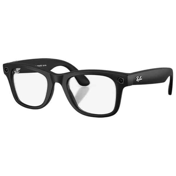 Ochelari smart Ray-Ban Meta Wayfarer Matte black Fără fir / Gray photo 2
