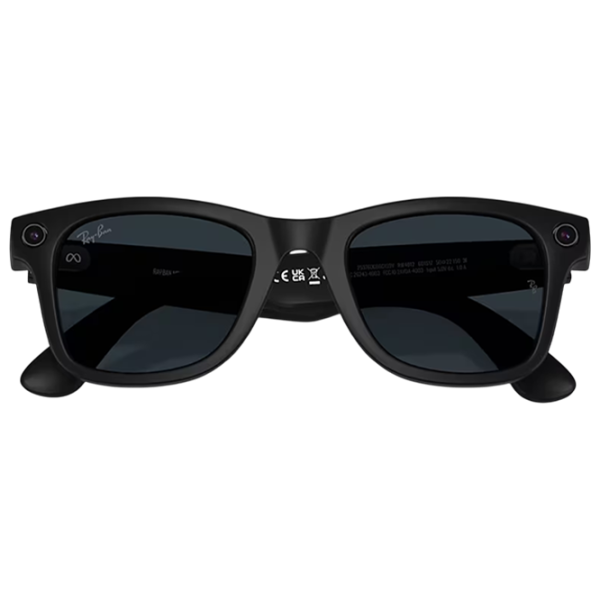 Ochelari smart Ray-Ban Meta Wayfarer Matte black Fără fir / Gray photo 5