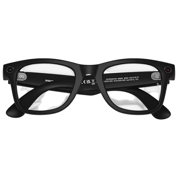 Ochelari smart Ray-Ban Meta Wayfarer Matte black Fără fir / Gray photo 7