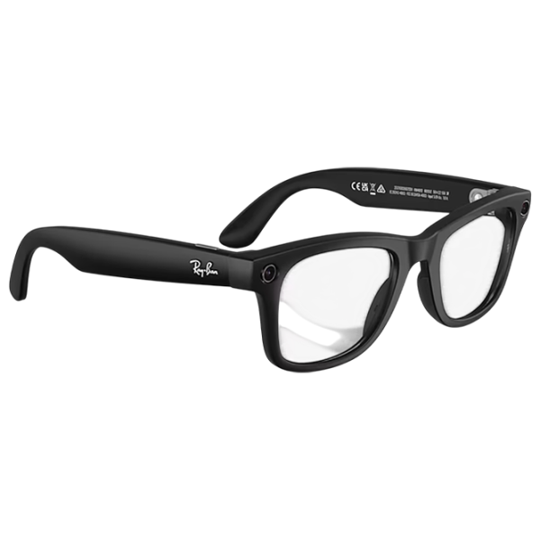 Ochelari smart Ray-Ban Meta Wayfarer Matte black Fără fir / Gray photo 8