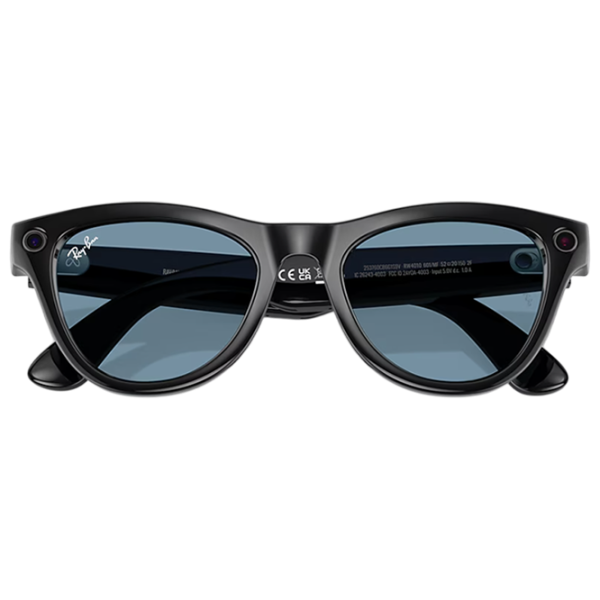 Ochelari smart Ray-Ban Meta Skyler Black Fără fir / Transparent photo 6