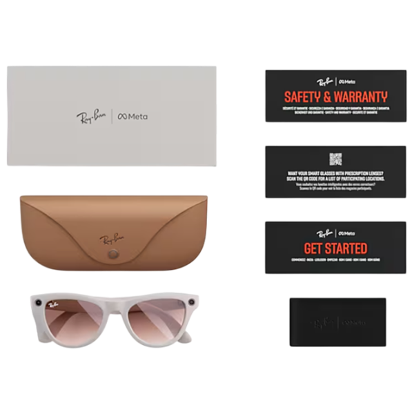 Ochelari smart Ray-Ban Meta Skyler Black Fără fir / Transparent photo 14