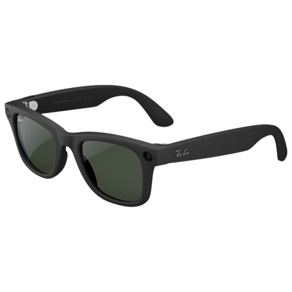 Ochelari smart Ray-Ban Meta Wayfarer Black Fără fir / Green photo 2