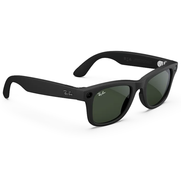 Ochelari smart Ray-Ban Meta Wayfarer Black Fără fir / Green photo 4