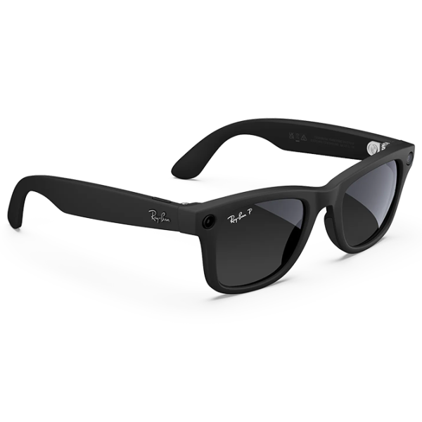 Ochelari smart Ray-Ban Meta Wayfarer Black Fără fir / Gray photo 2