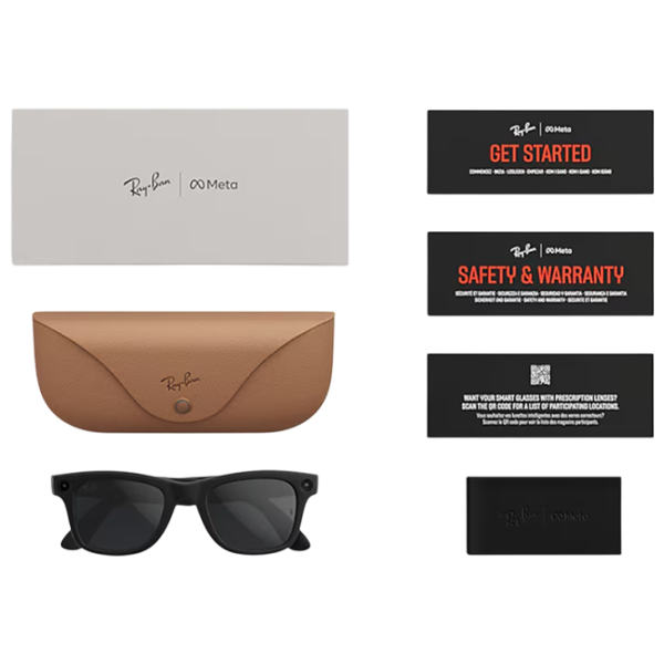 Смарт очки Ray-Ban Meta Wayfarer Черный Беспроводные / Зеленый photo 9