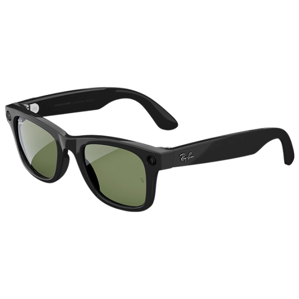 Ochelari smart Ray-Ban Meta Wayfarer Black Fără fir / Green photo 1