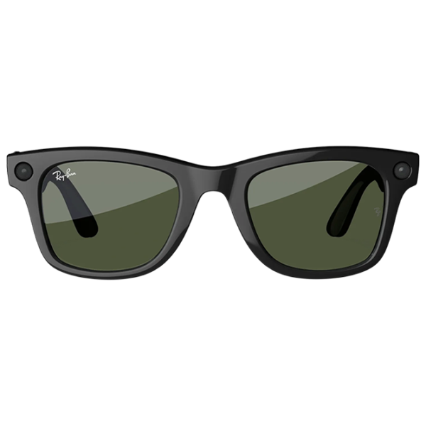 Ochelari smart Ray-Ban Meta Wayfarer Black Fără fir / Green photo 2