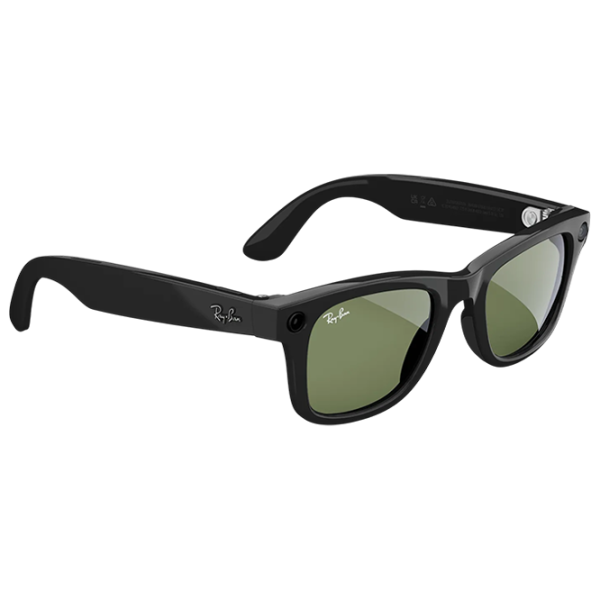 Ochelari smart Ray-Ban Meta Wayfarer Black Fără fir / Green photo 3
