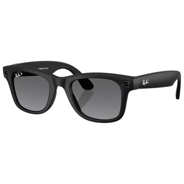 Ochelari smart Ray-Ban Meta Wayfarer Black Fără fir / Gray photo 1