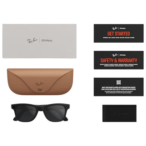 Ochelari smart Ray-Ban Meta Wayfarer Black Fără fir / Gray photo 7