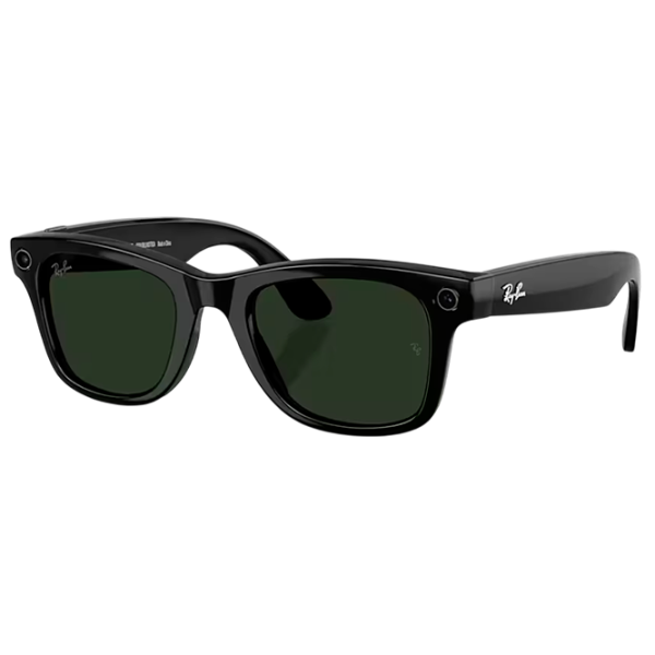 Ochelari smart Ray-Ban Meta Wayfarer Black Fără fir / Green photo 1