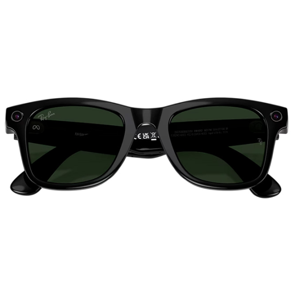 Ochelari smart Ray-Ban Meta Wayfarer Black Fără fir / Green photo 2