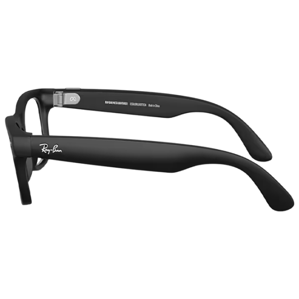 Ochelari smart Ray-Ban Meta Wayfarer Matte black Fără fir / Gray photo 4