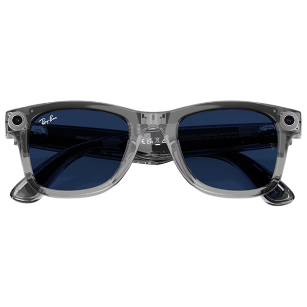 Ochelari smart Ray-Ban Meta Wayfarer Gray Fără fir / Sapphire photo 2