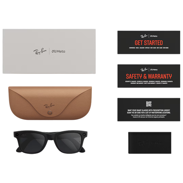 Ochelari smart Ray-Ban Meta Wayfarer Gray Fără fir / Sapphire photo 8