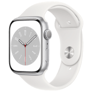 photo Apple Watch Series 8 45 mm Silver/ White Sport