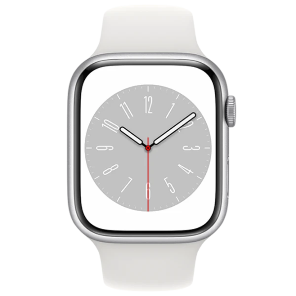 Apple Watch Series 8 45 mm Silver/ White Sport photo 2