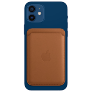 photo Husă Portmoneu iPhone 12 - 14 All MagSafe Back/ Piele/ Brown