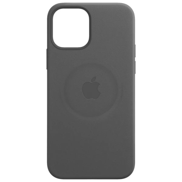 Чехол для смартфона iPhone 12/ 12 Pro MagSafe Back/ Кожа/ Черный photo 2