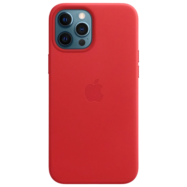 Чехол для смартфона iPhone 12 Pro Max MagSafe Back/ Кожа/ Красный photo 1