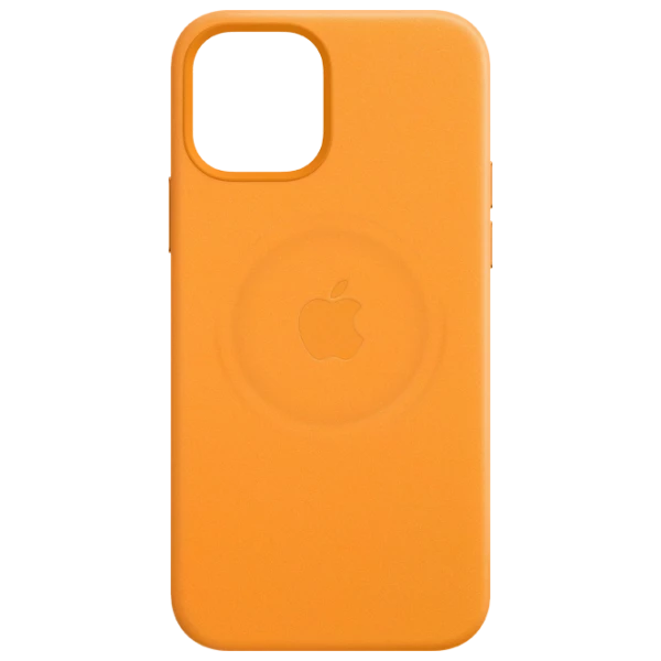 Husă pentru smartphone iPhone 12 Pro Max MagSafe Back/ Piele/ Yellow photo 2