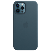 photo Husă pentru smartphone iPhone 12 Pro Max MagSafe Back / Piele / Blue